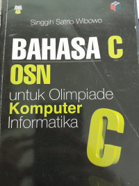 Image of Bahasa C OSN Untuk Olimpiade Komputer Informatika