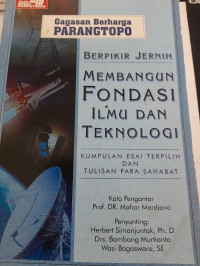 Image of Berpikir Jernih Membangun Fondasi Ilmu Dan Teknologi