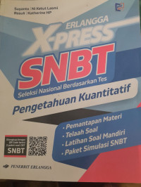Image of Erlangga X-Press SNBT Pengetahuan Kuantitatif