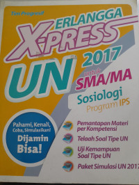 Image of Erlangga X-Press UN SMA 2017 Sosiologi