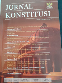 Image of Jurnal Konstitusi