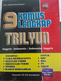 Image of Kamus Lengkap 9 Trilyun Inggris-Indonesia, Indonesia-Inggris