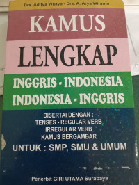 Image of Kamus Lengkap Inggris-Indoensia, Indonesia-Inggris