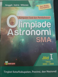 Image of Kumpulan Soal dan Pembahasan Olimpiade Astronomi SMA