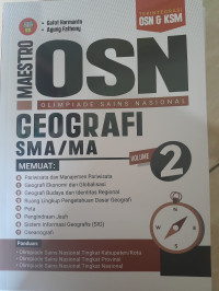 Image of Maestro OSN Geografi SMA Volume 2