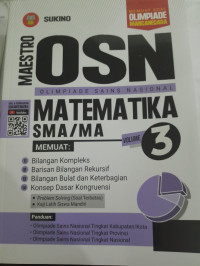 Image of Maestro OSN Matematika SMA Volume 3