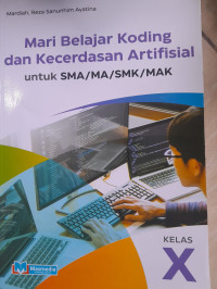 Image of Mari Belajar Koding dan Kecerdasan Artifisial SMA Kelas X