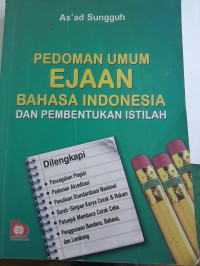 Image of Pedoman Umum Ejaan Bahasa Indonesia dan Pembentukan Istilah