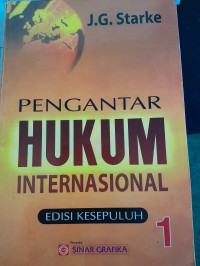 Image of Pengantar Hukum Internasional 1 Edisi Kesepuluh