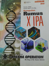Image of Revolusi Belajar Konsep Dasar & The King Kumpulan Rumus X IPA