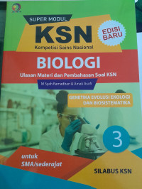 Image of Super Modul KSN SMA Biologi Jilid 3