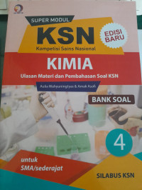 Image of Super Modul KSN SMA KIMIA Jilid 4