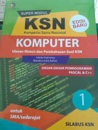 Image of Super Modul KSN SMA Komputer Jilid 1