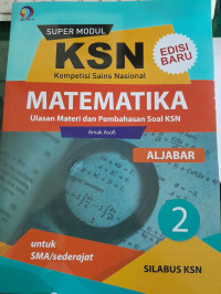 Image of Super Modul KSN SMA Matematika Jilid 2