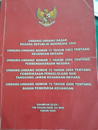 Image of Undang-undang Dasar Negara Republik Indonesia 1945